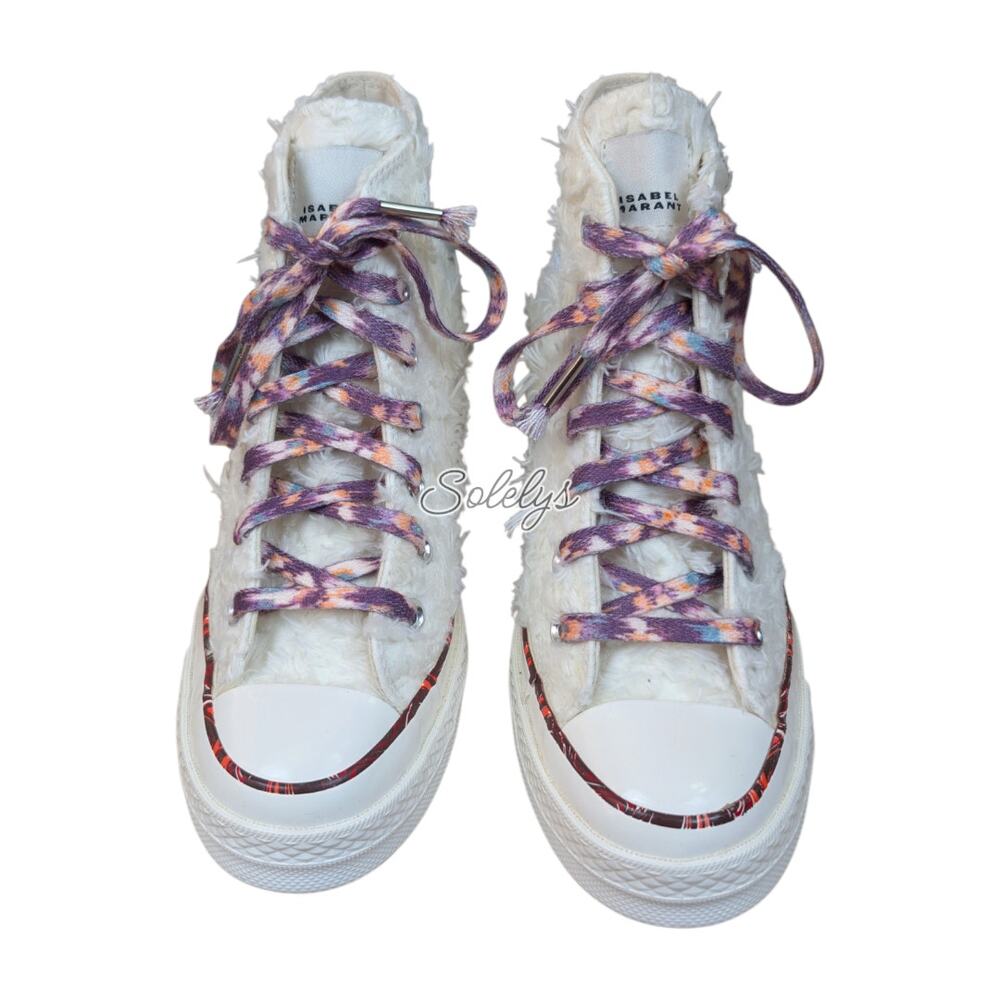 Converse x Isabel Marant Collab Chuck 70 Hidden Wedge Platform Sneaker Womens 8 - Picture 2 of 11